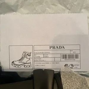 Brand new Prada boots never worn. Bought the wrong size and to late to return Prada | Shoes | Brand New Prada Boots Never Worn Bought The  main image 2